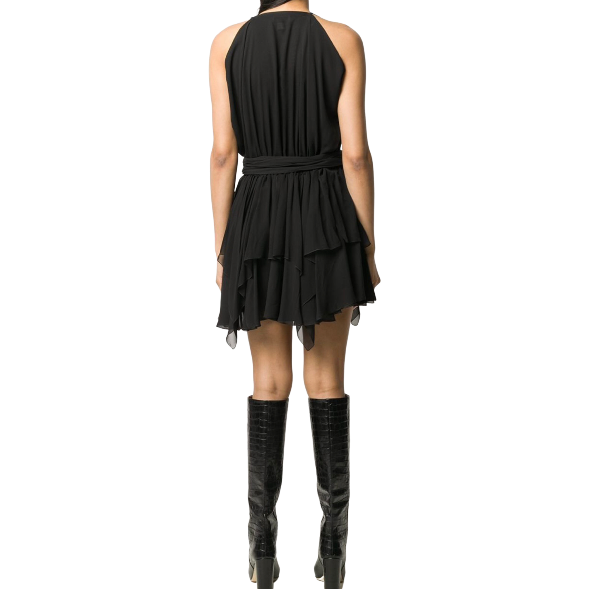 Redemption - Sleeveless Shift Mini Dress - Black