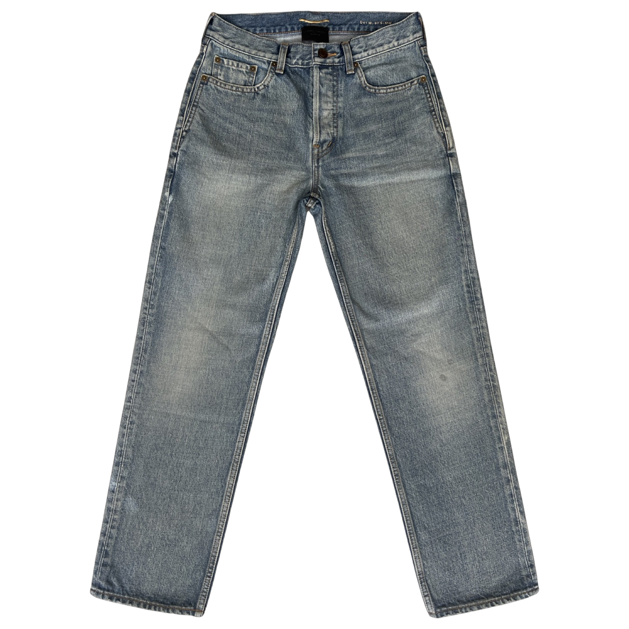 Saint Laurent - 90s Straight Jeans - Dirty Blue