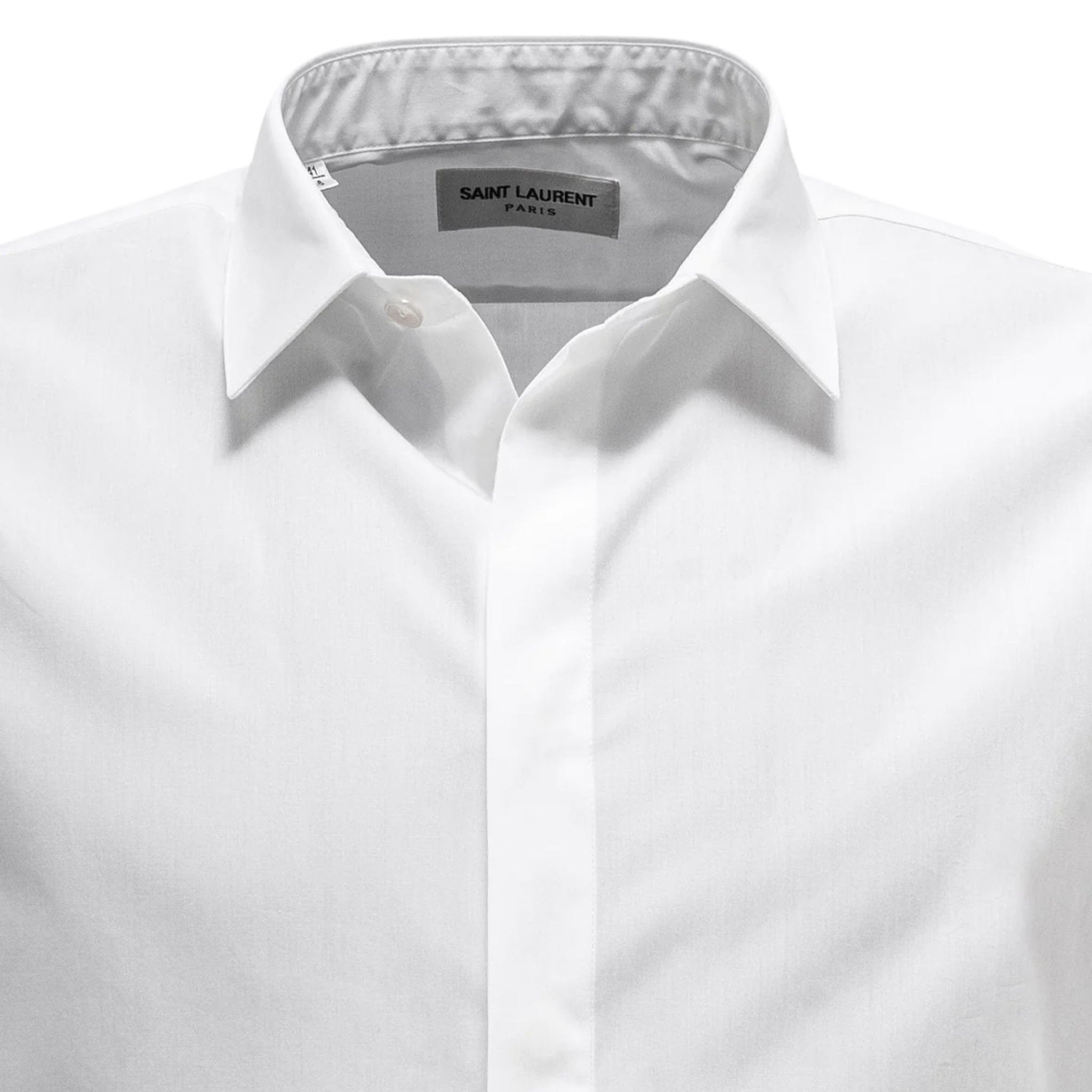 Saint Laurent - Cotton Poplin Shirt - White